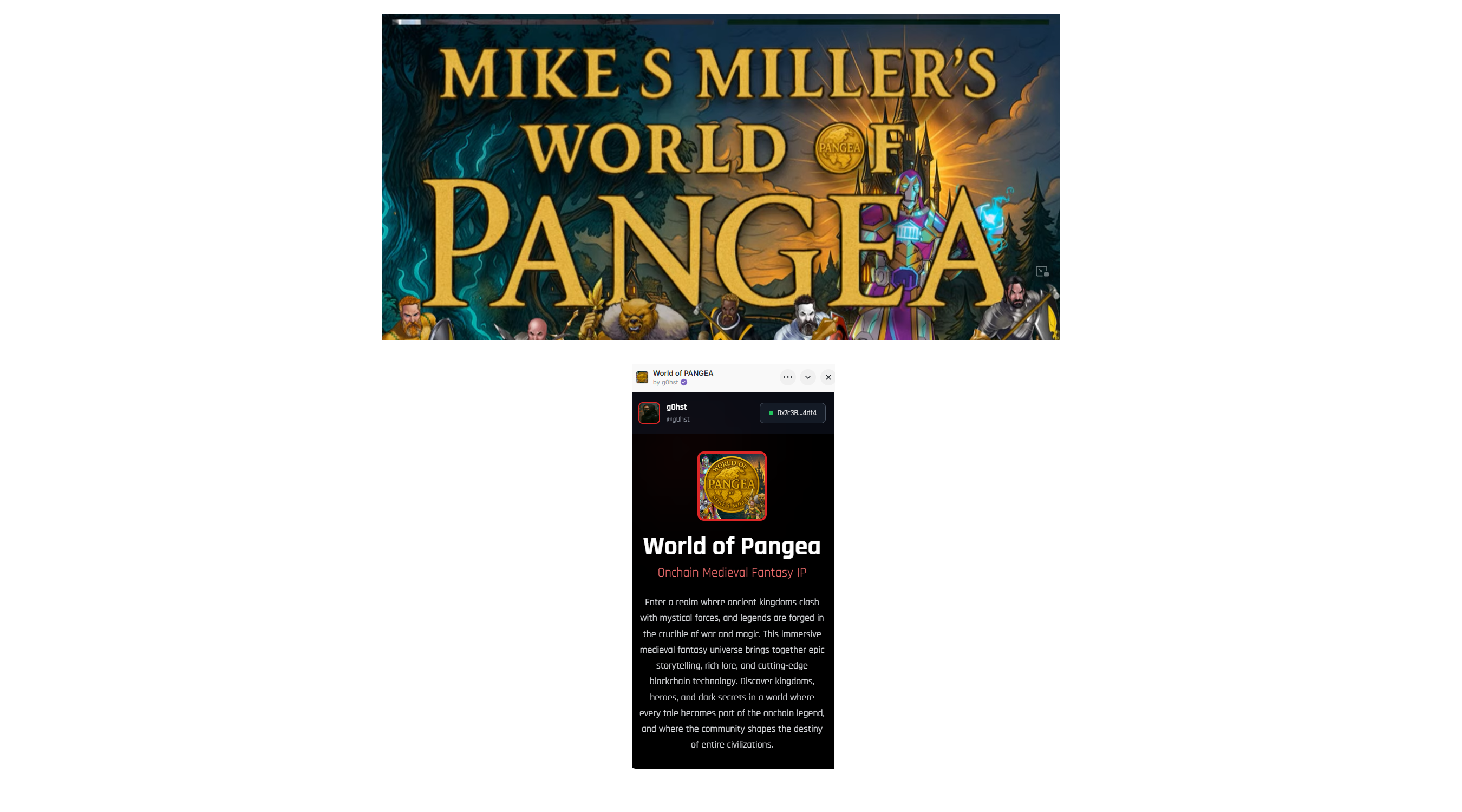 World of PANGEA - Farcaster Mini Apps screenshot